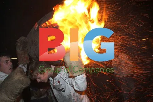 Flaming Tar Barrels Event, Ottery St Mary