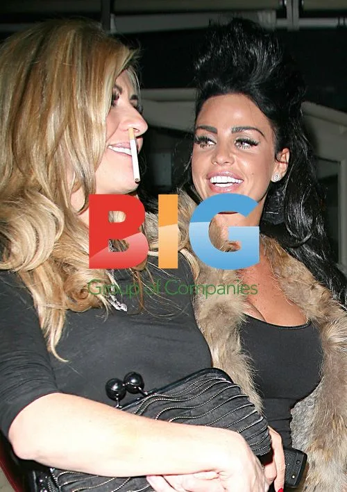 Katie Price and Dawn Ward at Gusto restaurant