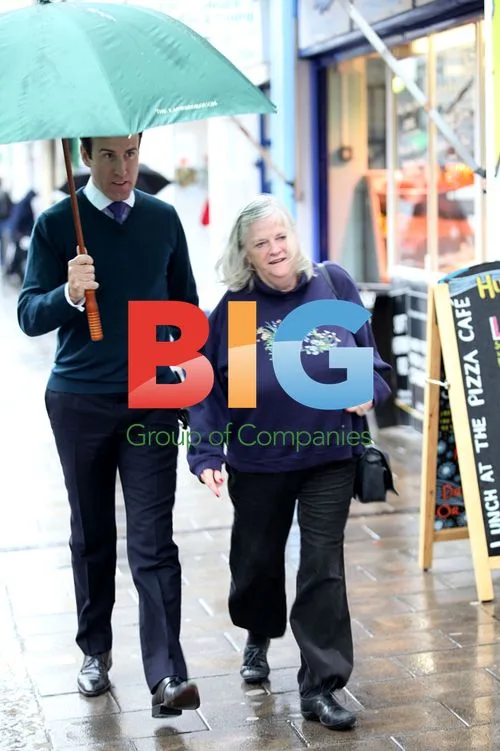Ann Widdecombe and Anton du Beke spotted in Devon