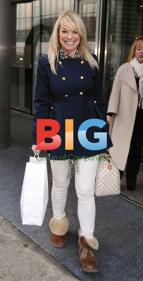 Liz McClarnon and Rhydian Roberts in Dublin