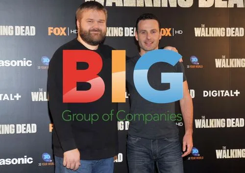Andrew Lincoln and Robert Kirkman at TWD Photocall