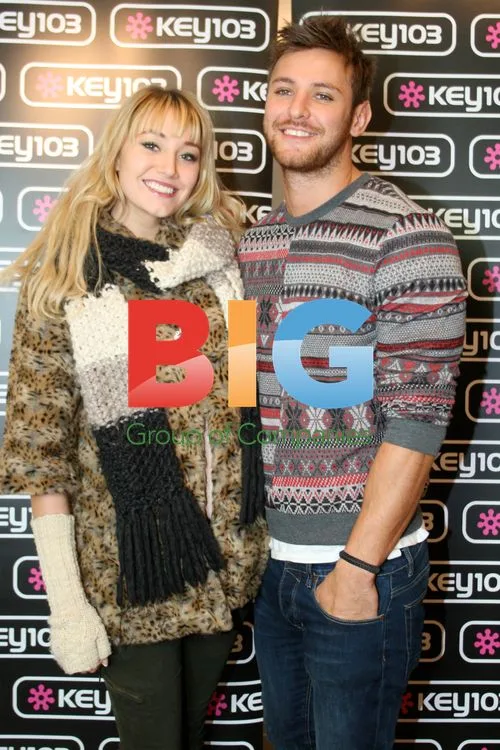 Melissa Walton and Stuart Pilkington at Christmas Lights