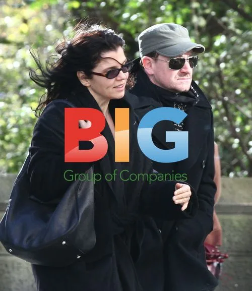 Bono and Family Walk in NYC