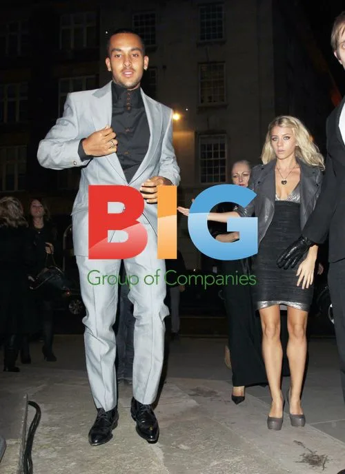 Theo Walcott & Melanie Slade at Harry Potter Afterparty