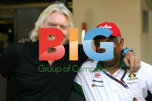 Sir Richard Branson at Abu Dhabi Grand Prix