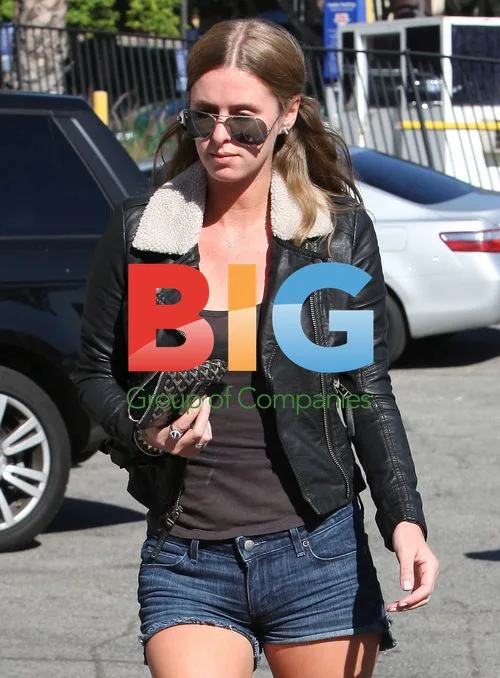 Nicky Hilton Grabs Coffee in CA