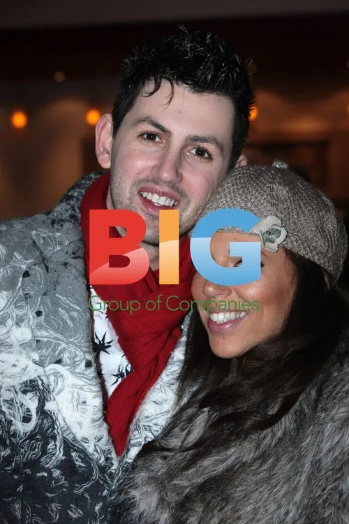 Nina C and Mario Mugan at Christmas Party