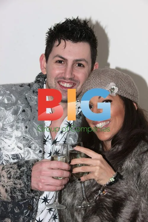 Nina C and Mario Mugan at Christmas Party