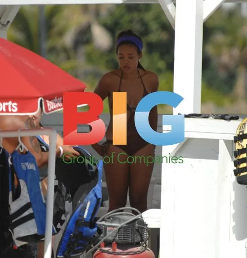 Angela Simmons Jet Skiing in Miami