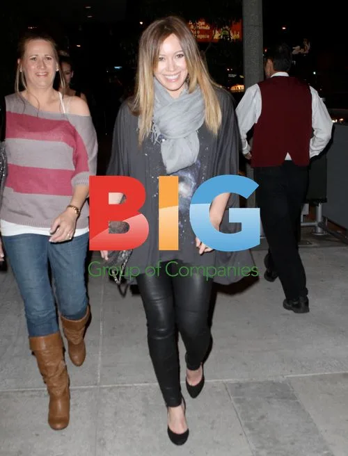 Hilary Duff Heads to Concert