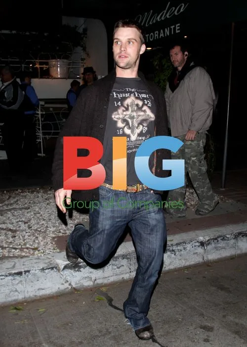 Jesse Spencer at Madeo restaurant