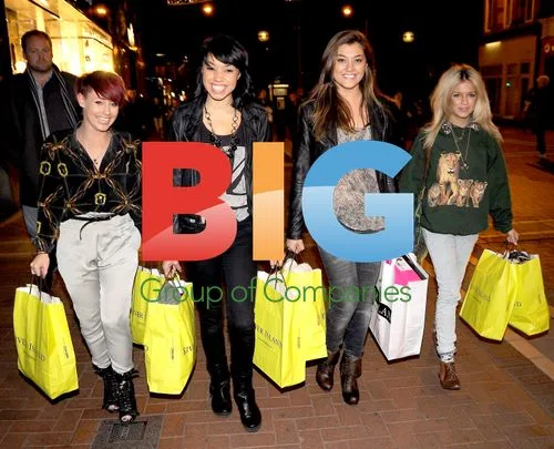 X Factor's Belle Amie's Dublin Shopping Trip