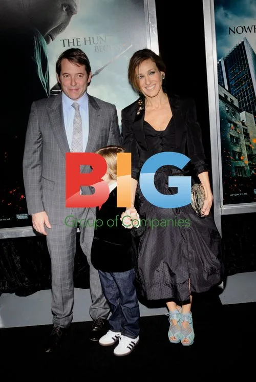 Mathew Broderick and Sarah Jessica Parker at "Harry Potter" Premiere