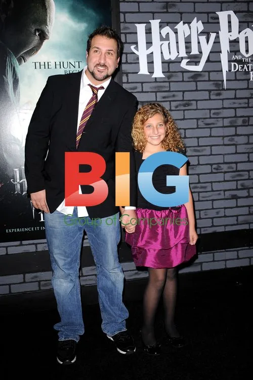 Joey Fatone and Brianna Fatone at "Harry Potter" Premiere
