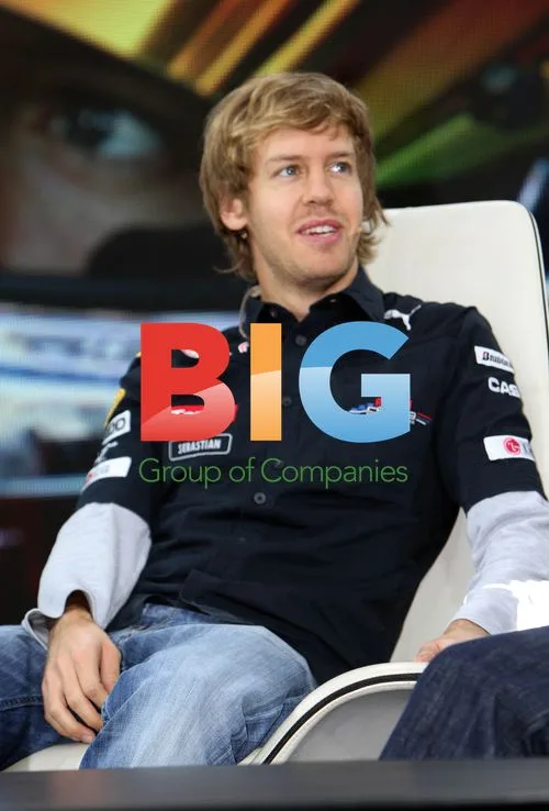 Sebastian Vettel and Mark Webber at Hangar 7