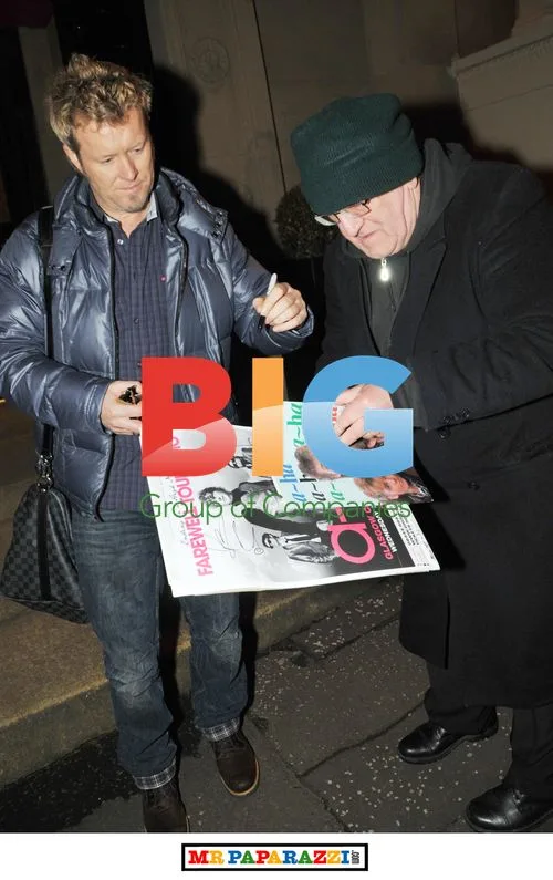 A-HA Leaving Hotel in Glasgow