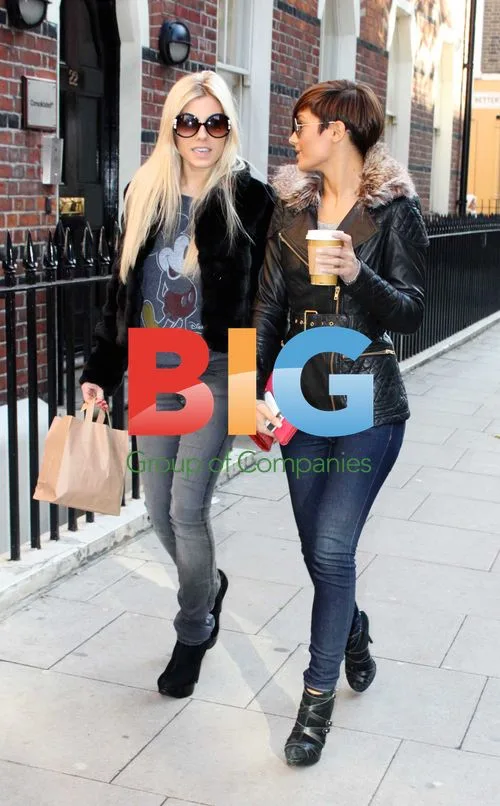 Mollie King and Frankie Sandford Grab Coffee