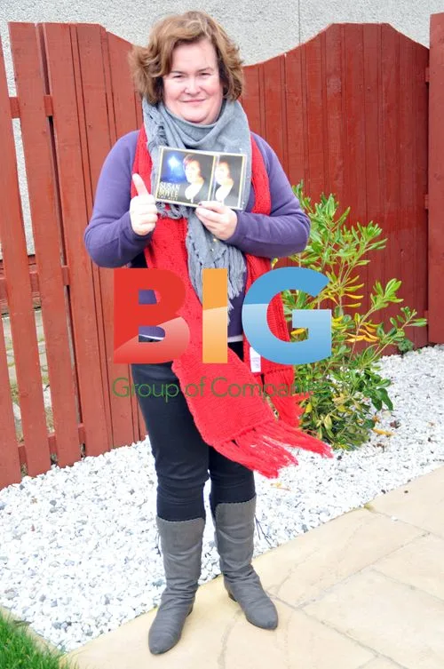 Susan Boyle Celebrates Being #1 in US and UK