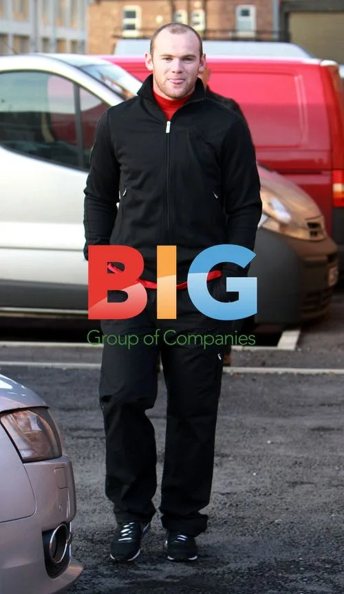 Wayne Rooney Arrives at Victoria Baths