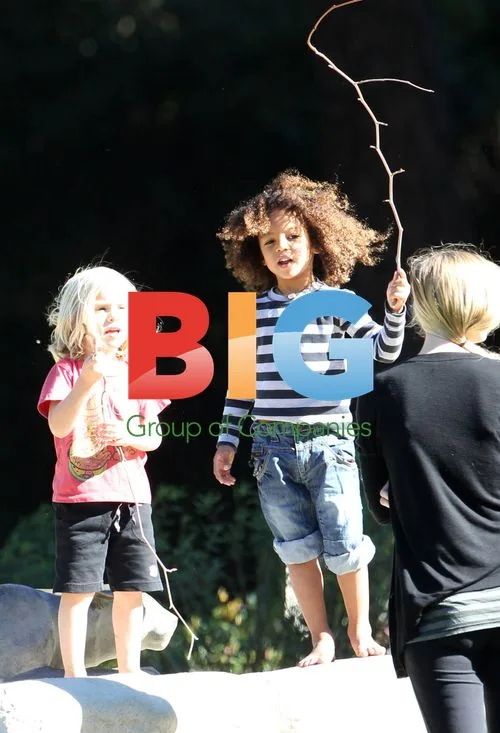 Heidi Klum and Seal\'s Kids at Coldwater Park