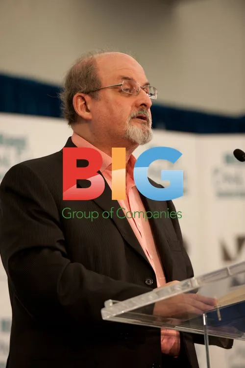 Salman Rushdie Signing Books in Miami