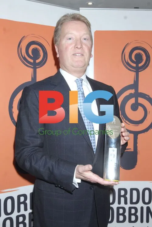 Frank Warren at Nordoff-Robbins Boxing Dinner