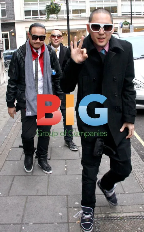 Far East Movement Leaving Radio One Studio