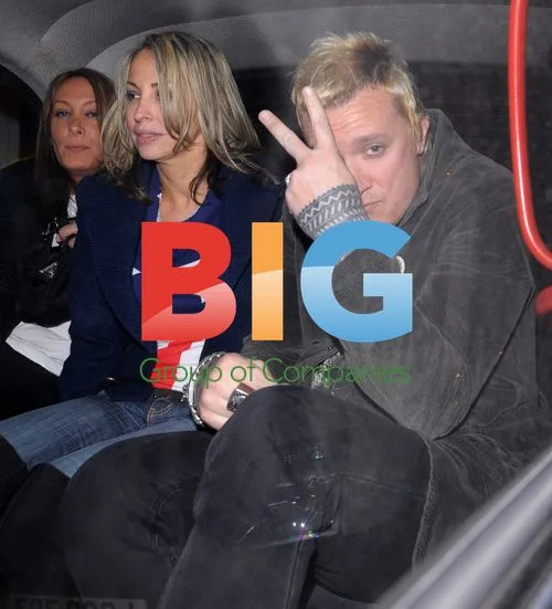 Natalie Appleton and Liam Howlett at Liam Gallagher's Pretty Green launch
