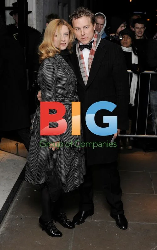 Laura Wade and Samuel West at Evening Standard Theatre Awards