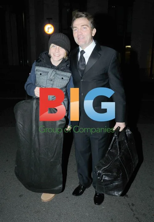 Actor Bradley Walsh with Son Barney