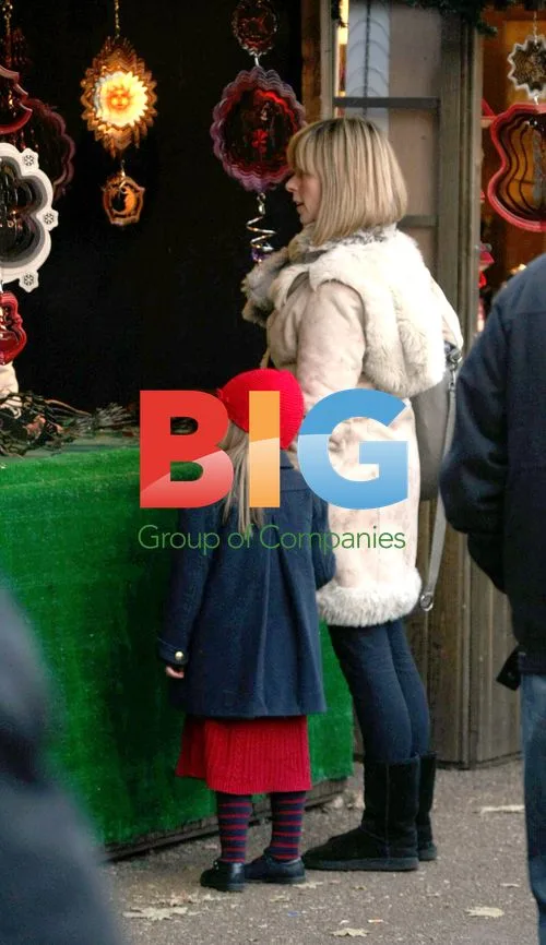 Kate Garraway and Family at Winter Wonderland