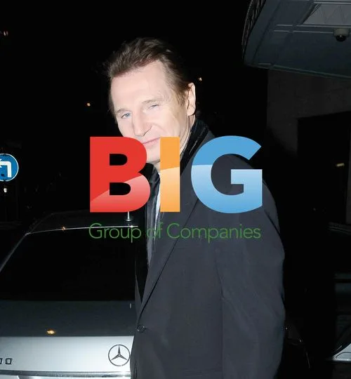 Liam Neeson Leaving Dorchester Hotel