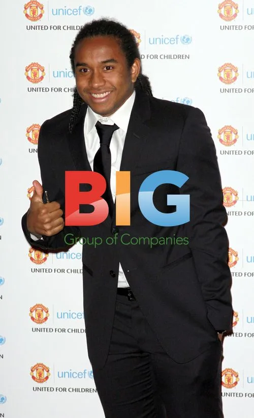 Anderson Arrives for Manchester United UNICEF Gala