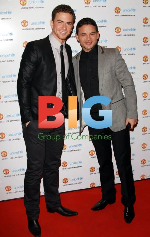 Richard Fleeshman & Ryan Thomas at Manchester United UNICEF Gala