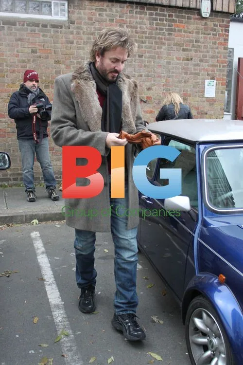 Simon Le Bon Arrives at X Factor Studio