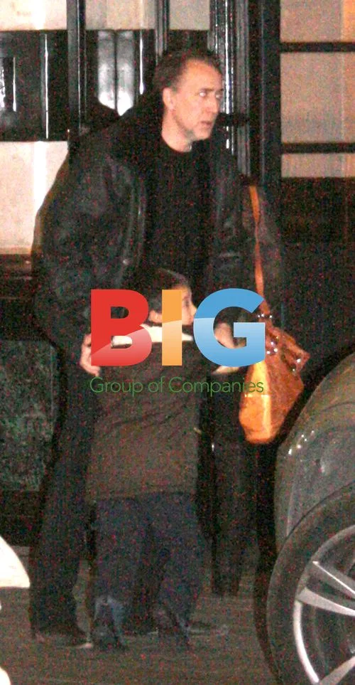 Nicolas Cage protects son in London