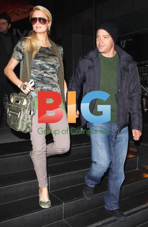 Paris Hilton and Cy Waits Dinner at Katsuya
