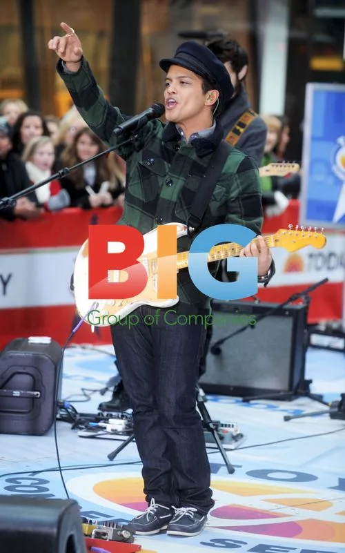 Bruno Mars performs on 'Today' show in NYC