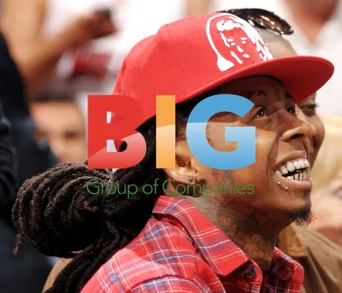 Lil' Wayne Watching NBA Game in Miami