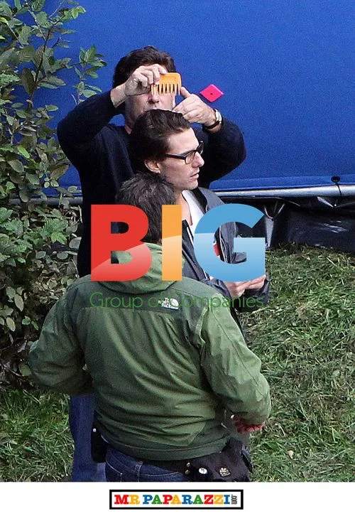 Tom Cruise on Mission Impossible 4 Set