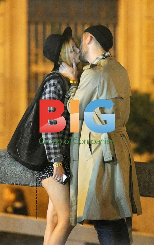 Mischa Barton and DJ Ali Love Kiss in Milan