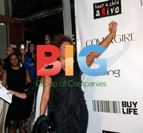 WHITNEY HOUSTON at Black Ball in NYC