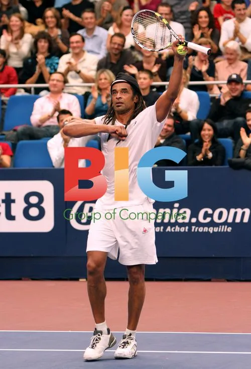 Yannick Noah at Lagardre Cup in Paris