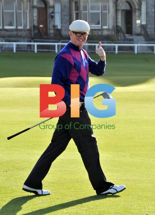 Celebrities at Dunhill Cup in Scotland