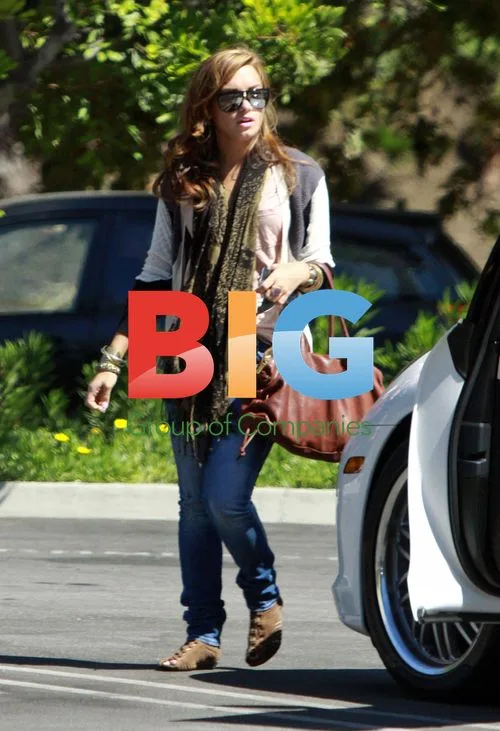 Demi Lovato meets up with friend at Pinz Bowling