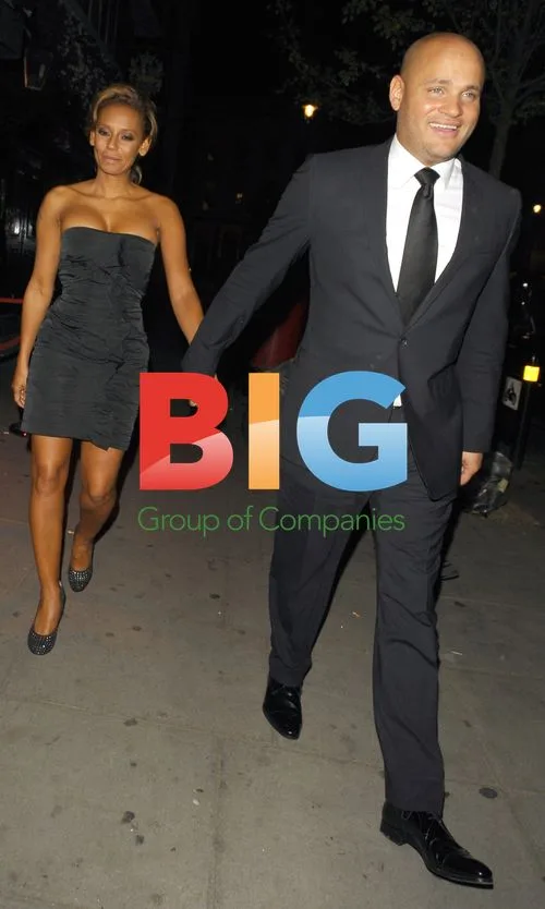 Mel B and Stephen Belafonte Leaving Stringfellows