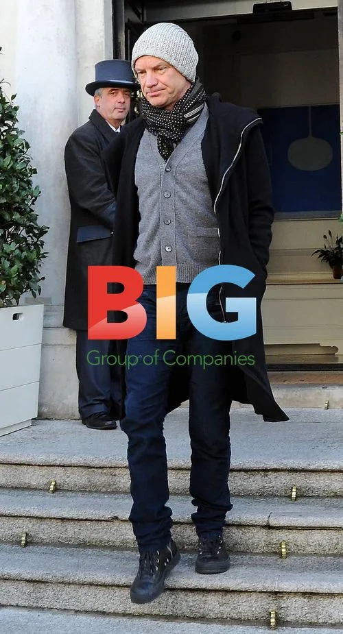 Sting Leaving Dublin Hotel