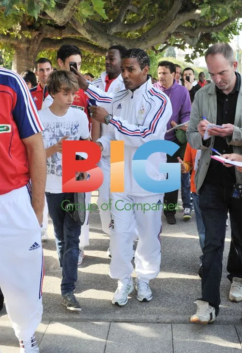 French Football Team at Enghien les Bains