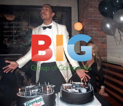 Nick Cannon and Mariah Carey at Nick\'s 30th Birthday