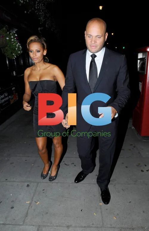 Mel B and Stephen Belafonte at Stringfellows